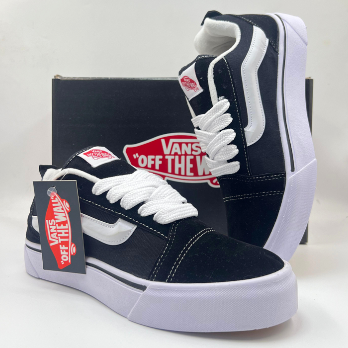 Tênis Vans Knu Skool ‘Black White’ - Nacional