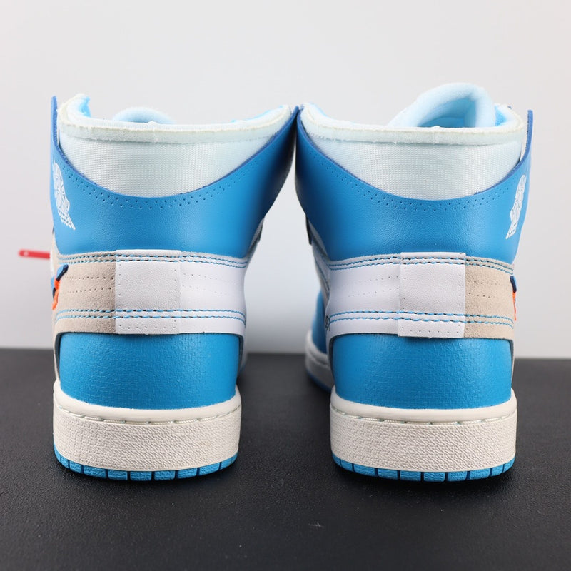 Tênis Nike Air Jordan 1 Retro High x Off White University Blue