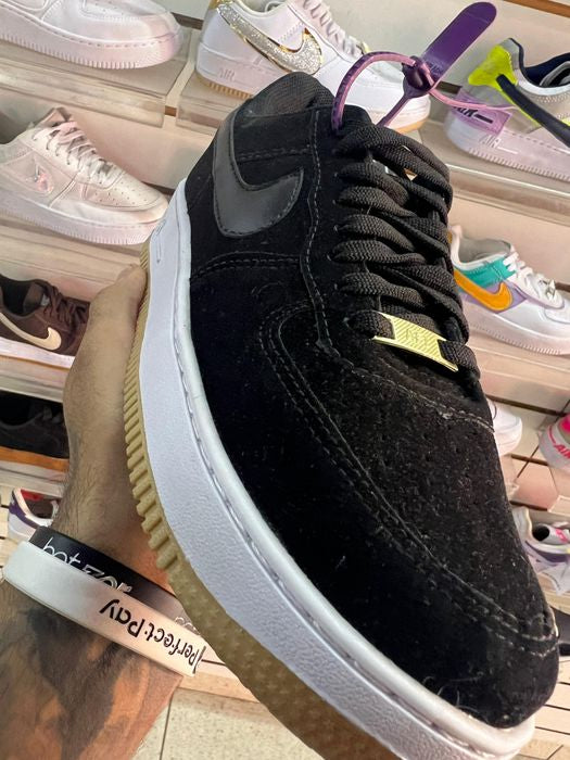 Tênis Air Force 1 Black/Bege - Nacional