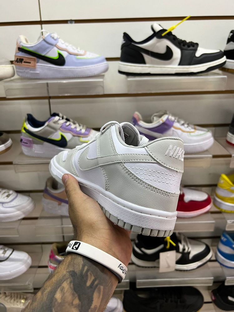 Tênis Nike Dunk Grey/White - Nacional