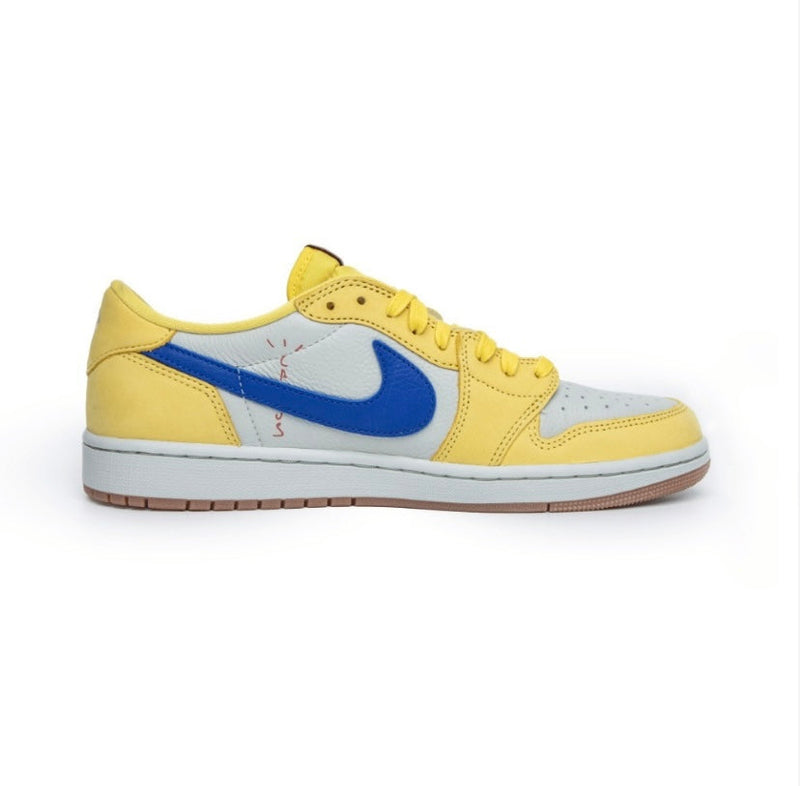 Tênis Nike Air Jordan 1 Low Travis Scott ‘Canary’