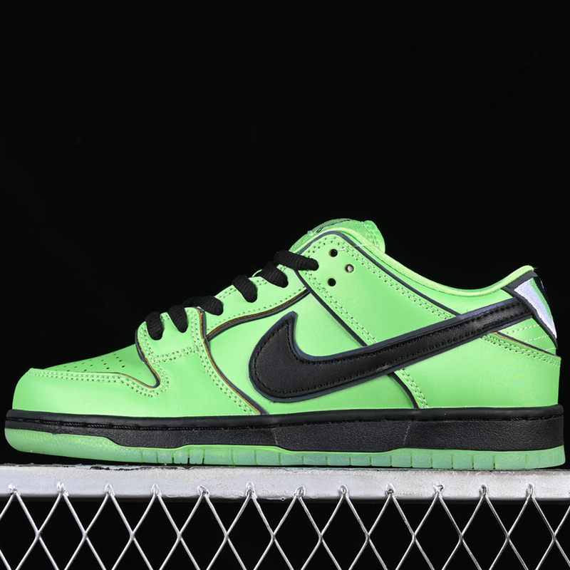 Tênis Nike SB Dunk Low X Powerpuff Girls ‘Buttercup’