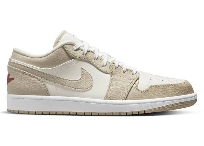 Tênis Nike Air Jordan 1 Low ‘SE Sail Rattan University Red’