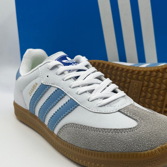 Tênis Adidas Samba Originals ‘White/Blue” - Nacional