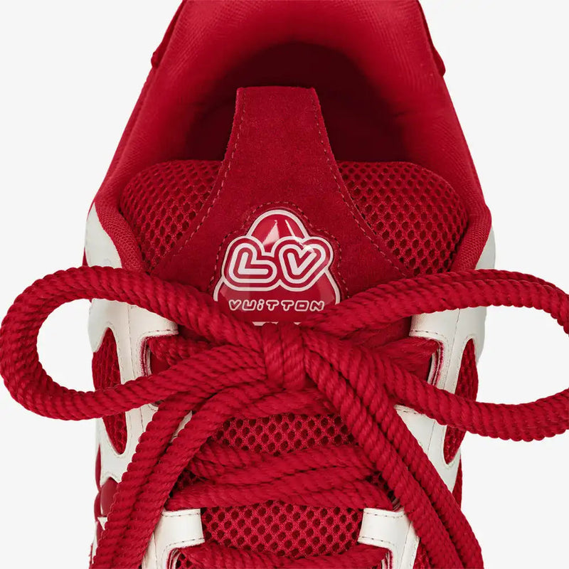 Tênis Louis Vuitton LV Skate Sneaker Red White