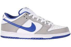 Tênis Nike SB Dunk Low Pro Matte Silver Varsity Royal