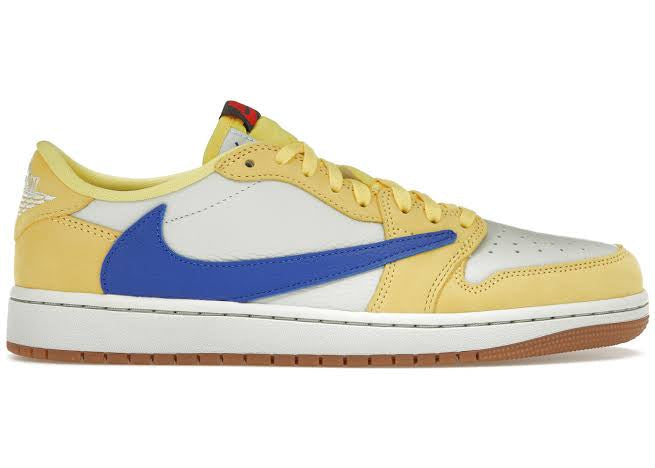 Tênis Nike Air Jordan 1 Low Travis Scott ‘Canary’