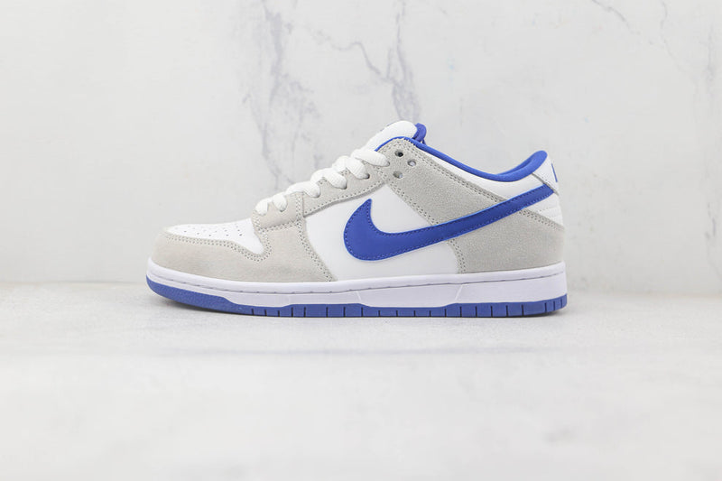 Tênis Nike SB Dunk Low Pro Matte Silver Varsity Royal