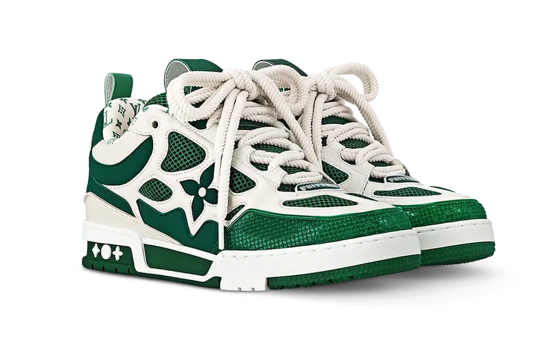 Tênis Louis Vuitton LV Skate Sneaker Green White