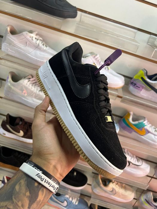 Tênis Air Force 1 Black/Bege - Nacional