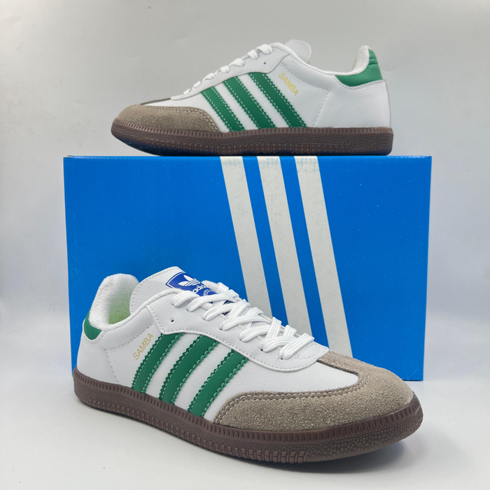 Tênis Adidas Samba Originals ‘White/Green’ - Nacional