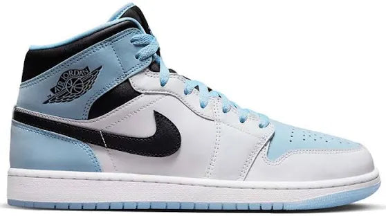 Tênis Nike Air Jordan 1 Mid Ice Blue