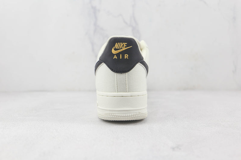 Tênis Nike Air Force 1 07 LV8 White Black Gold