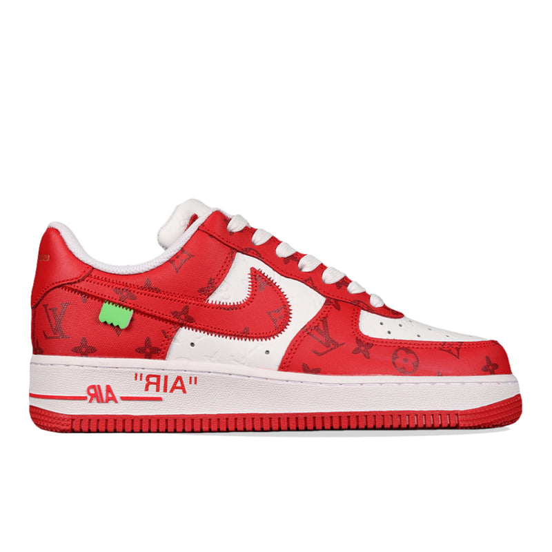 Tênis Air Force 1 Low X Louis Vuitton ‘A White Red’