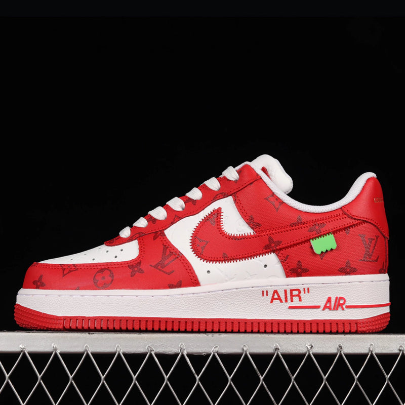 Tênis Air Force 1 Low X Louis Vuitton ‘A White Red’