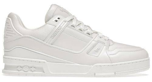 Tênis Louis Vuitton Trainer ‘Triple White’