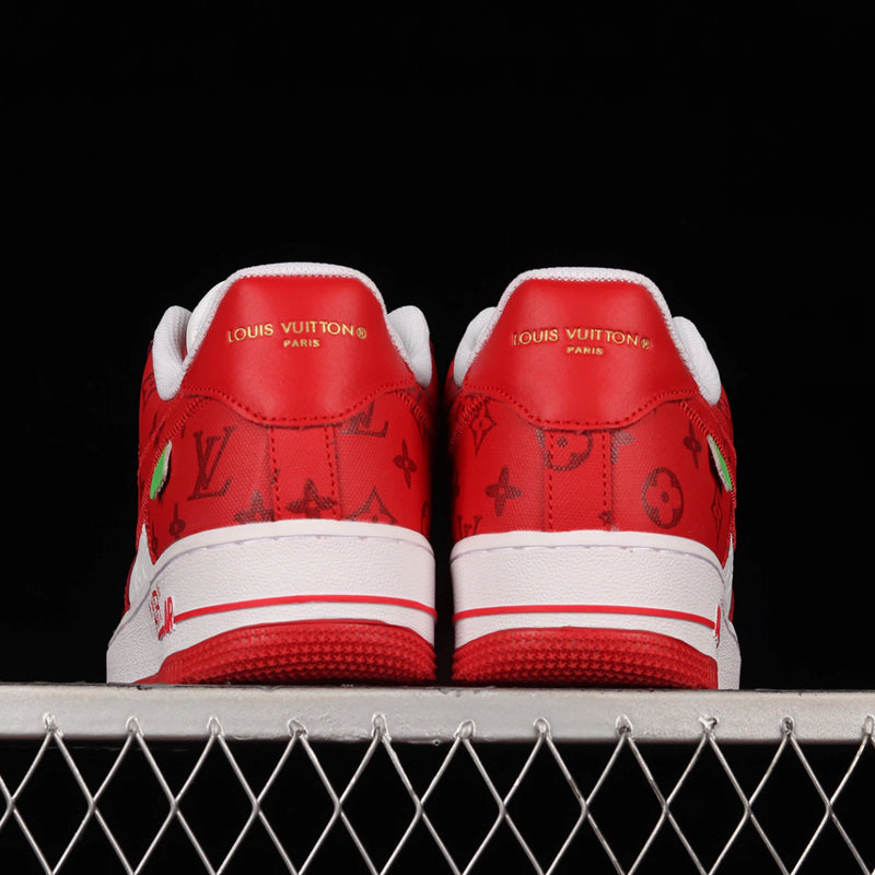 Tênis Air Force 1 Low X Louis Vuitton ‘A White Red’