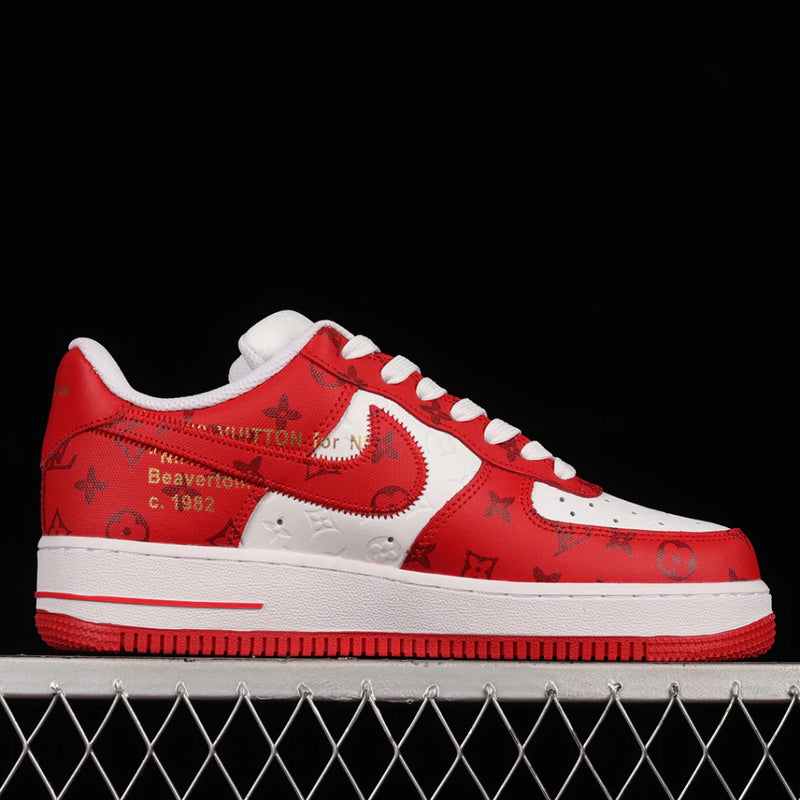 Tênis Air Force 1 Low X Louis Vuitton ‘A White Red’