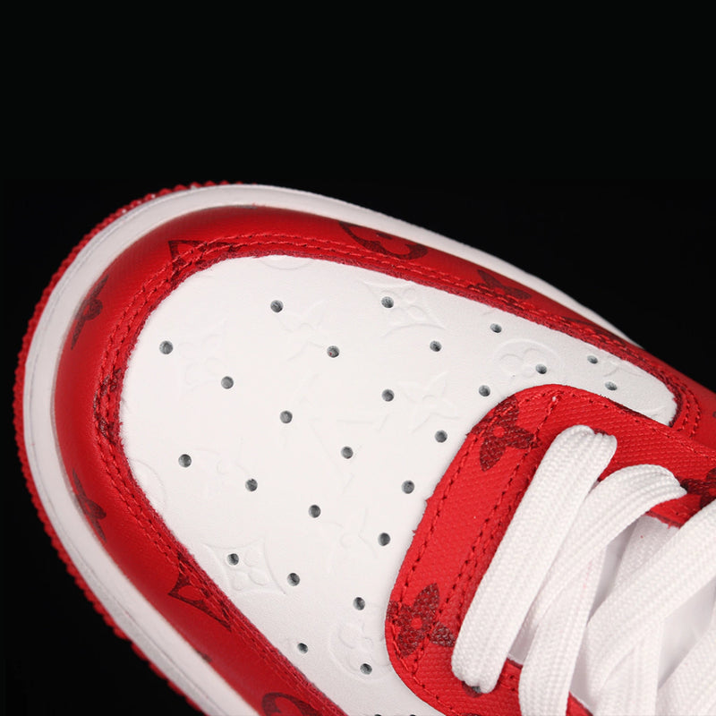 Tênis Air Force 1 Low X Louis Vuitton ‘A White Red’