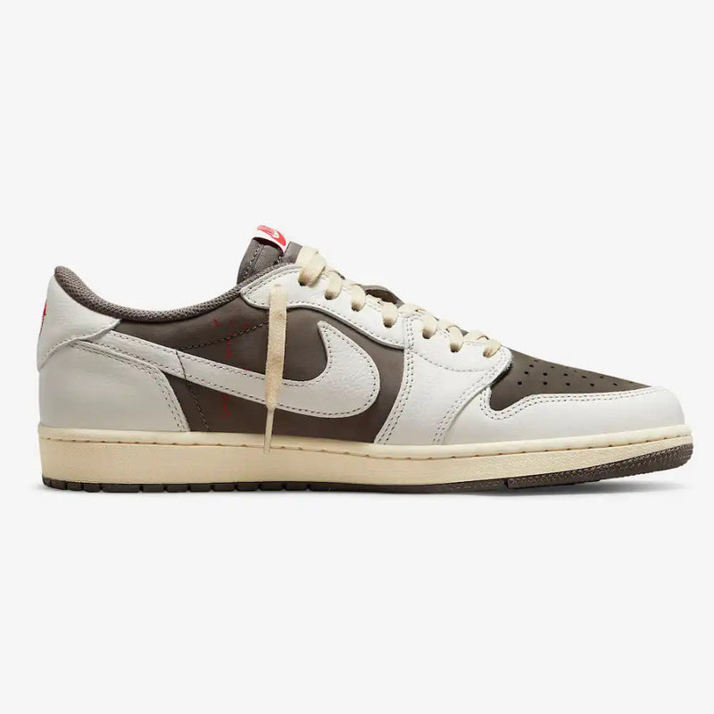 Tênis Nike Air Jordan 1 Retro Low Og X Travis Scott "Reverse Mocha"