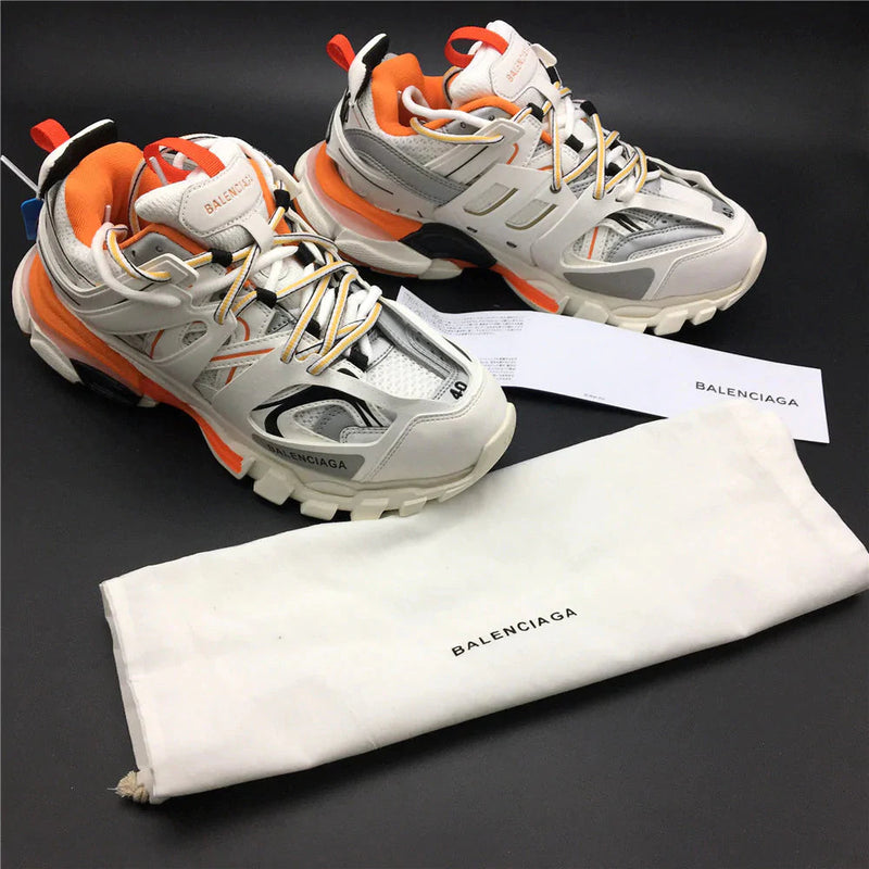 Tênis Balenciaga Track White Orange