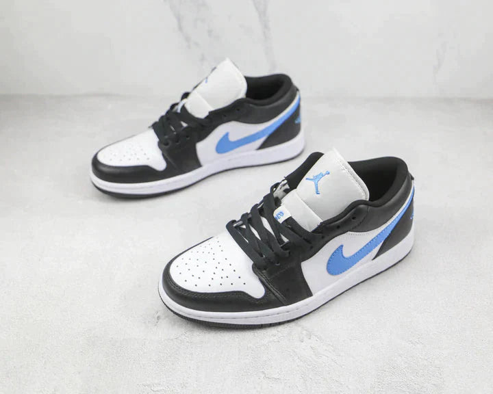 Tênis Nike Air Jordan 1 Low Black University Blue White