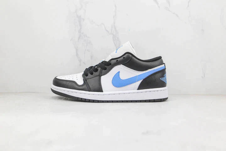 Tênis Nike Air Jordan 1 Low Black University Blue White