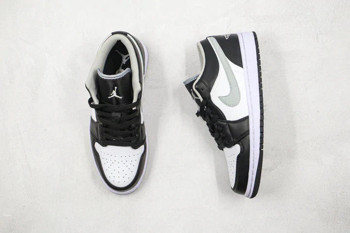 Tênis Nike Air Jordan 1 Low Black White Grey