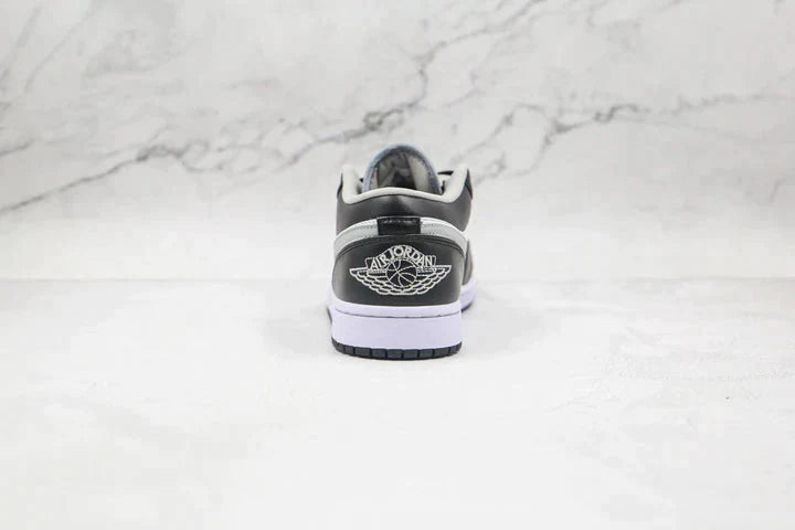 Tênis Nike Air Jordan 1 Low Black White Grey