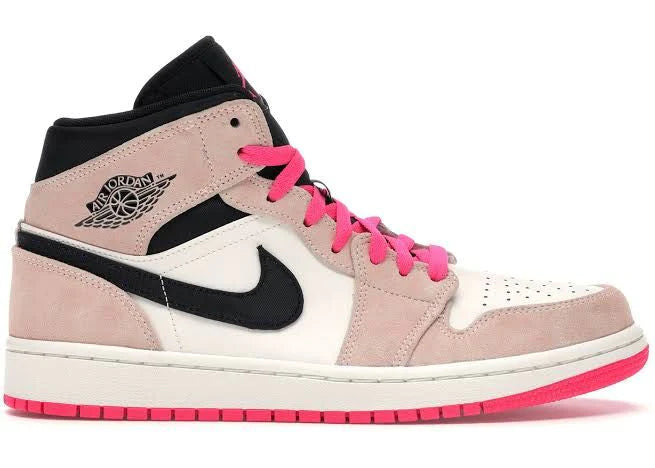 Tênis Nike Air Jordan 1 Mid Crimson Tint