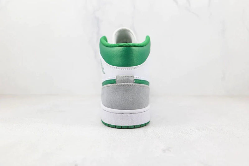 Tênis Nike Air Jordan 1 Mid Se Grey Green