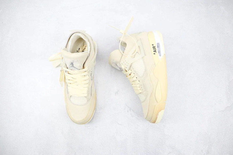 Tênis Nike Air Jordan 4 Retro Off-white Sail