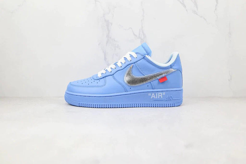 Tênis Nike Air Force 1 Low Off-white Mca Blue