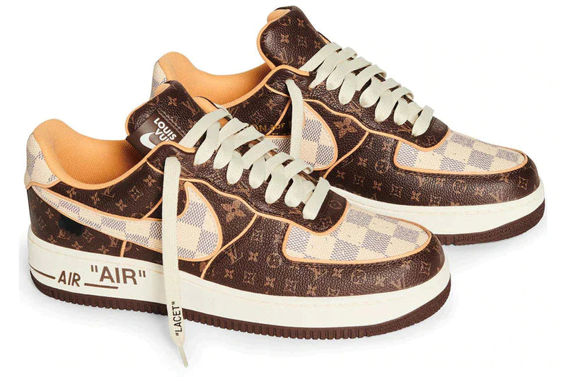 Tênis Air Force 1 Low Louis Vuitton Monogram Brown