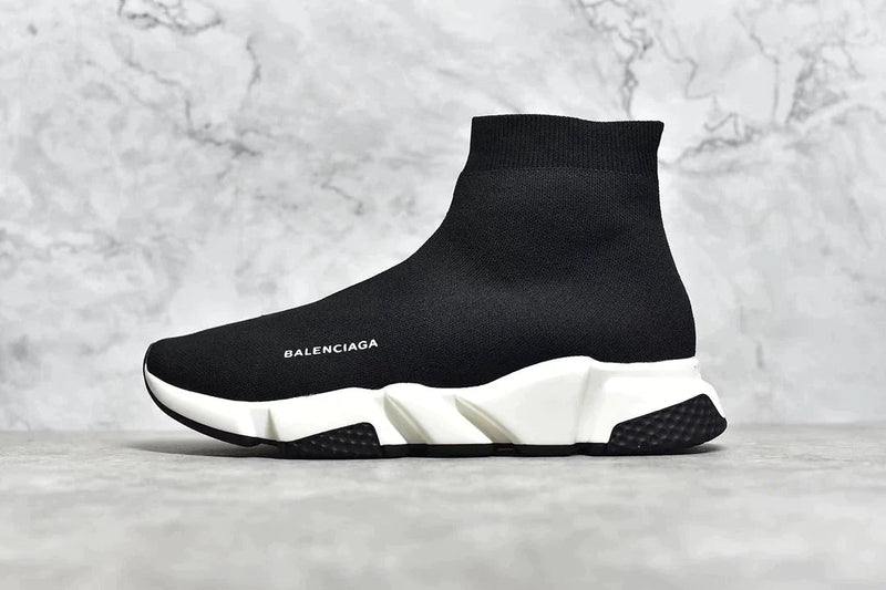 Tênis Balenciaga Speed Recycled Black White