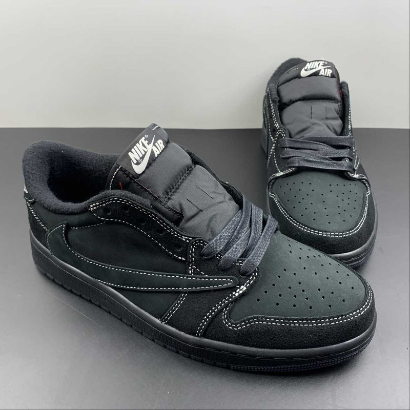 Tênis Nike Air Jordan 1 Retro Low Og X Travis Scott "Black Phantom"