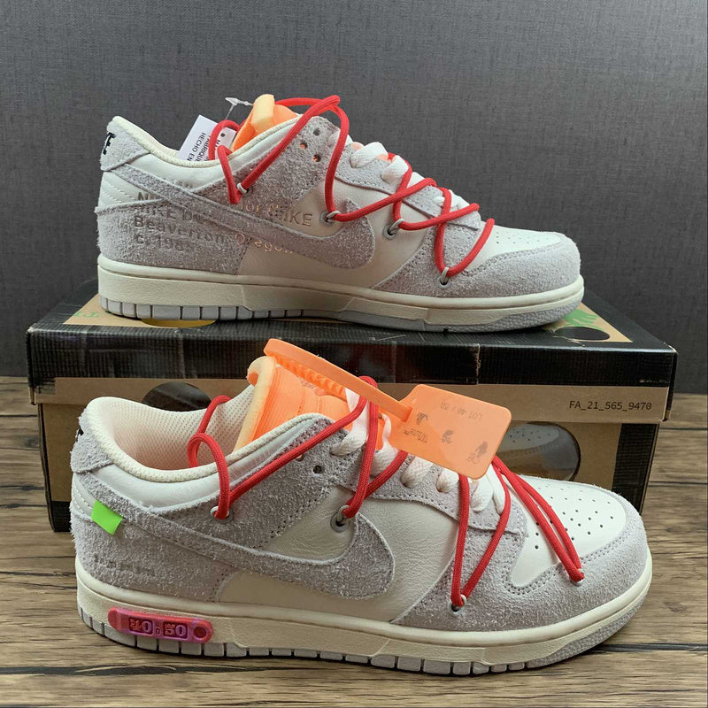 Tênis Nike Sb Low Off White Lot 40:50